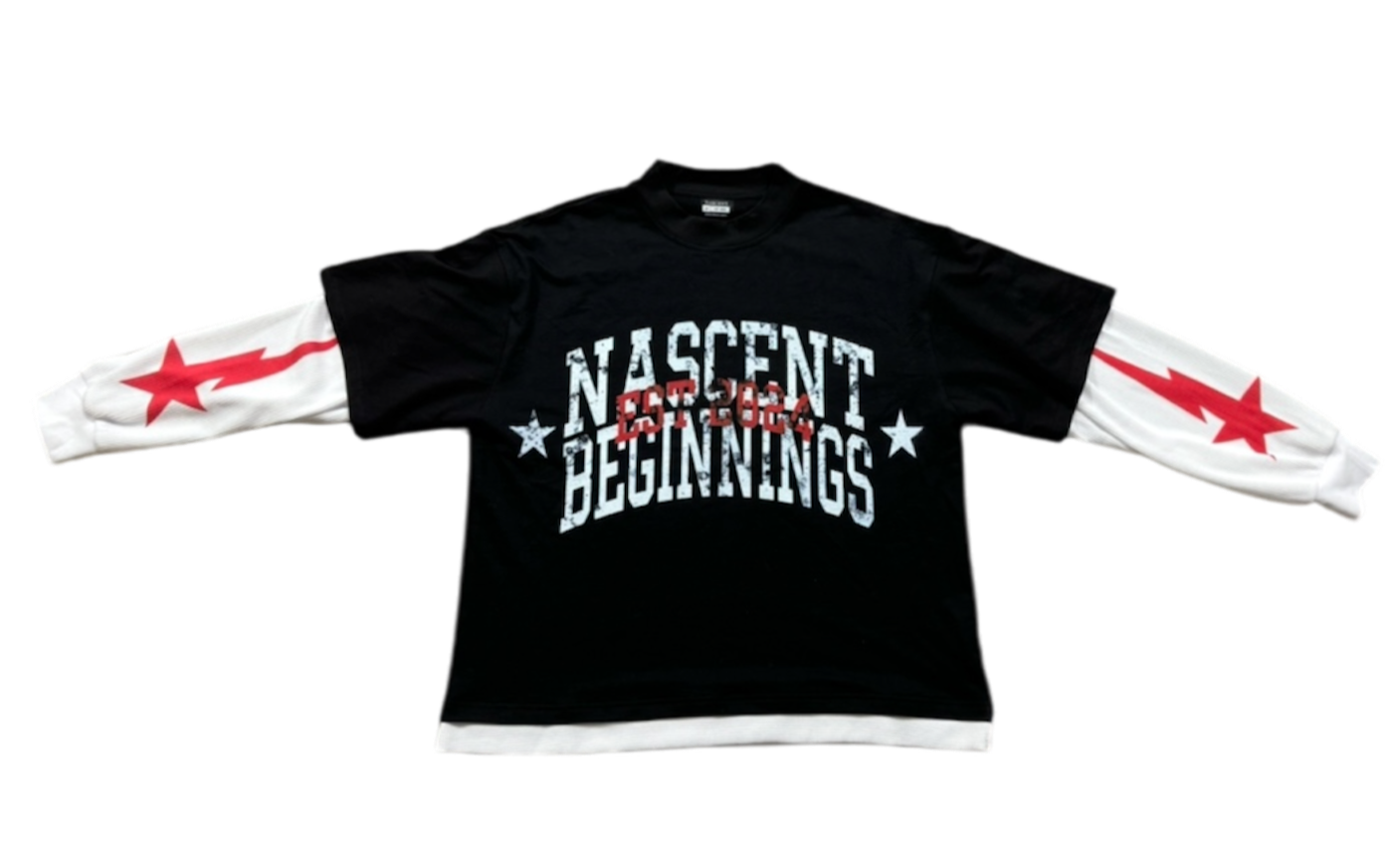 "Nascent" Double Layer Tee